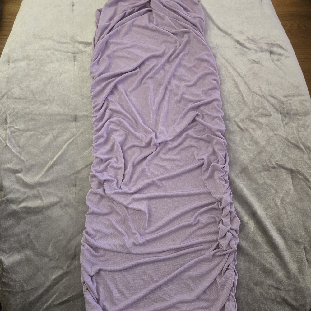 SHEIN Lavender Ruched Dress